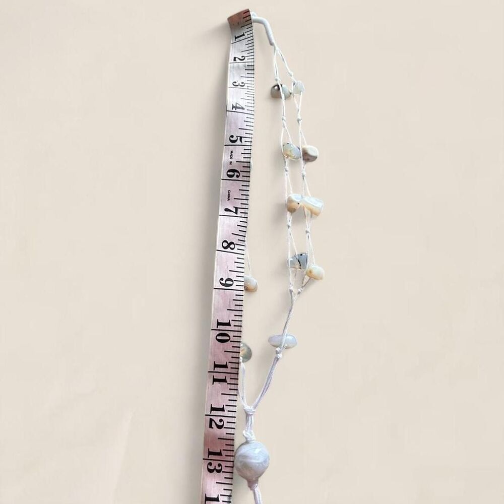 Boho Beachy Festival Layered Rope Stone Beaded Necklace | Coastal Cowgirl - Picture 6 of 6